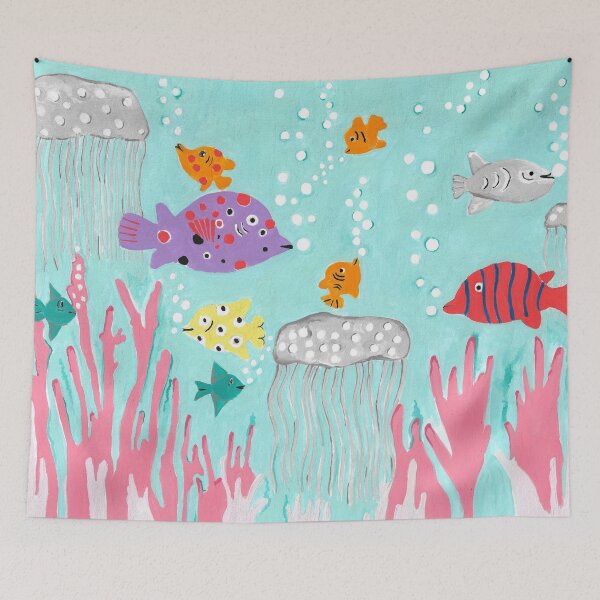 Item preview, Under The Sea Colorful Tropical Fish  designed and sold by Sartoris Art.