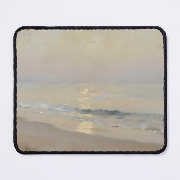 Item preview, Soft Shoreline Morning – Neutral Coastal Wall Art designed and sold by AnimalAirtistry.