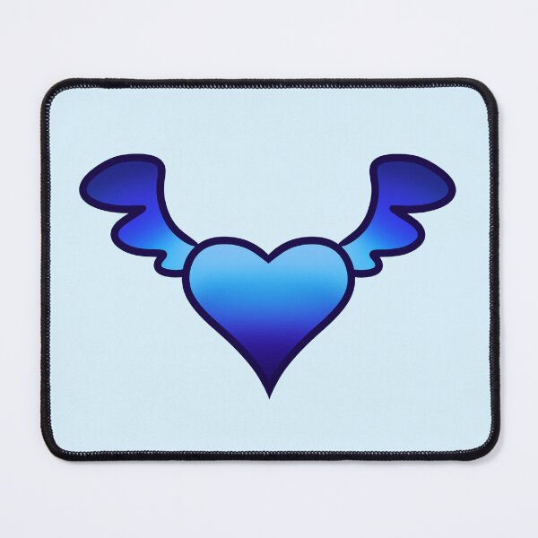 Item preview, Flying Blue Heart designed and sold by marley-seraph.