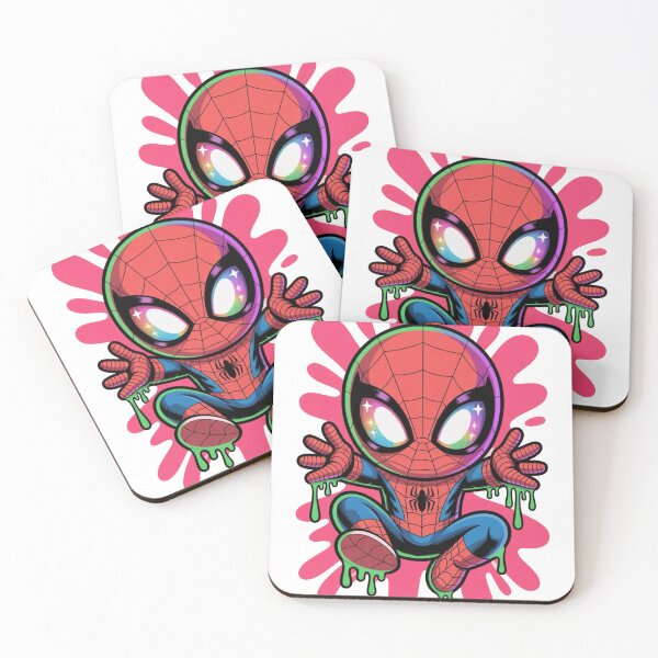 Item preview, Neon Drip Spider Hero – Cute Kawaii Street Art Style designed and sold by Dospart.
