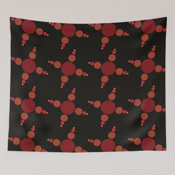 Item preview, Geometric Red and Orange Circle Pattern designed and sold by Arturo Daniel Garcia Palomo.