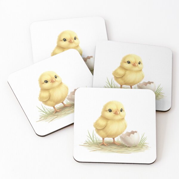 Item preview, Cute Baby Chick Hatching Illustration designed and sold by HumTumMe.