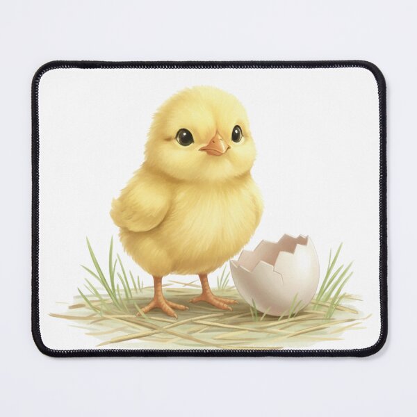 Item preview, Cute Baby Chick Hatching Illustration designed and sold by HumTumMe.