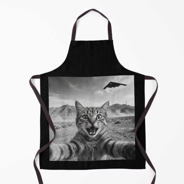 Item preview, B-2 Bomber Stealth Flyover USA UFO Aircraft Funny Cat Selfie designed and sold by IdealDo.