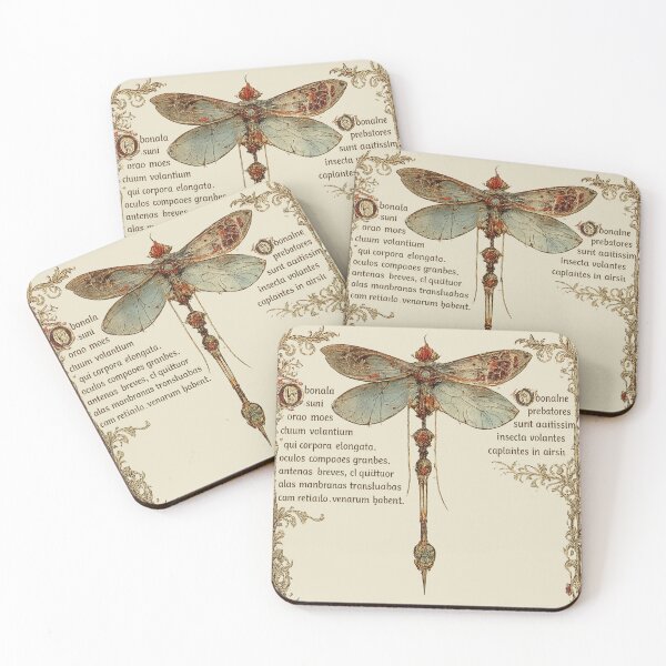 Item preview, Dragonfly Latin text biology art designed and sold by Natart1004.