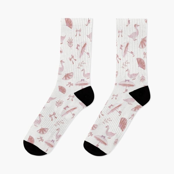 Item preview, Coquette Victorian Goose Pattern in Pastel Tones designed and sold by Seamlessly Buffalo.