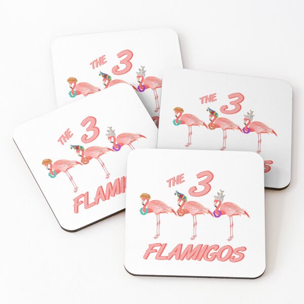 Item preview, The 3 Flamigos designed and sold by ParrotHeadSwag.
