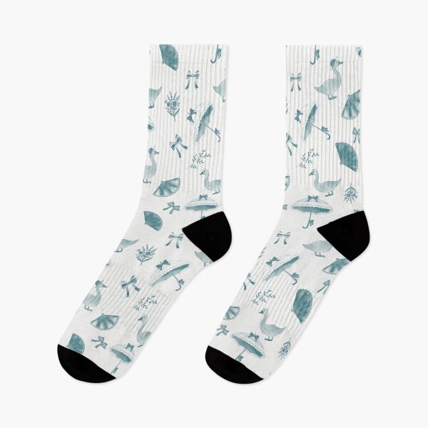 Item preview, Coquette Victorian Goose Pattern in Pastel Tones designed and sold by Seamlessly Buffalo.