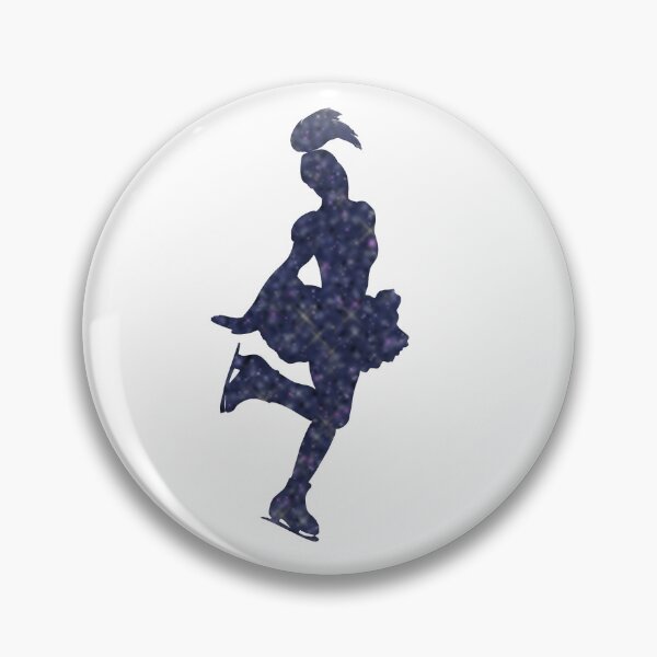 Item preview, Figure Skating glitter silhouette  designed and sold by Becky-Marie.