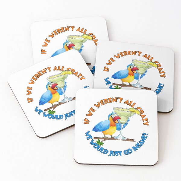 Item preview, Crazy, Insane Parrot designed and sold by ParrotHeadSwag.