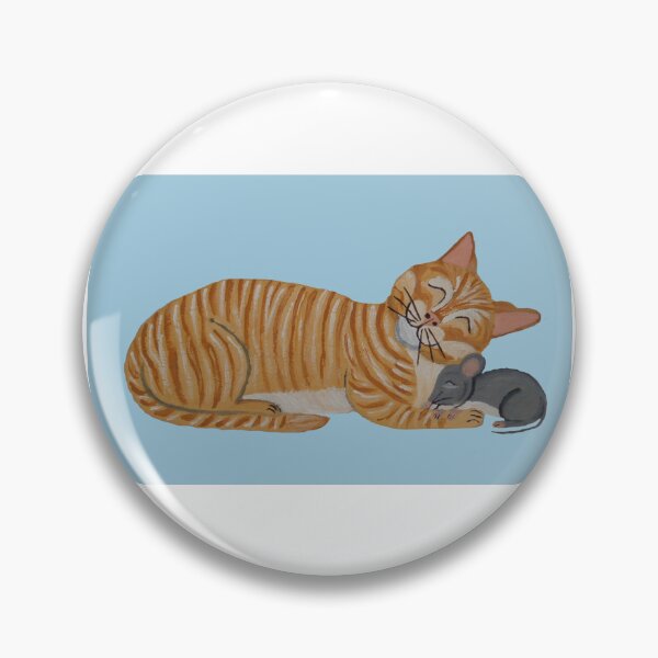 Item preview, Sleeping Cat and Mouse designed and sold by Squirreldumplings.