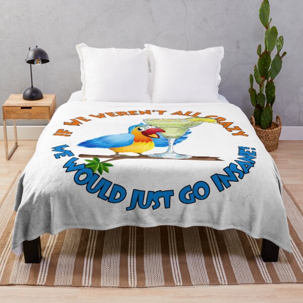 Item preview, Crazy, Insane Parrot designed and sold by ParrotHeadSwag.