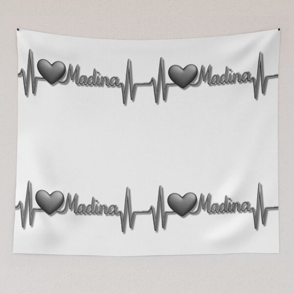 Item preview, Madina Heartbeat Pulse (V.3) - Islamic Faith & Love Design designed and sold by D-Islamic.