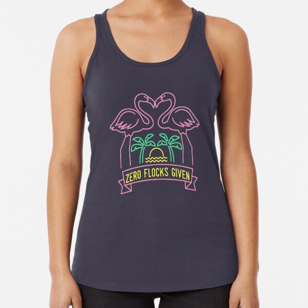 Camisetas Sin Mangas Zero Flocks Given Funny Flamingo Tank Camisetas Sin Mangas Zero Flocks Given Funny Flamingo Tank