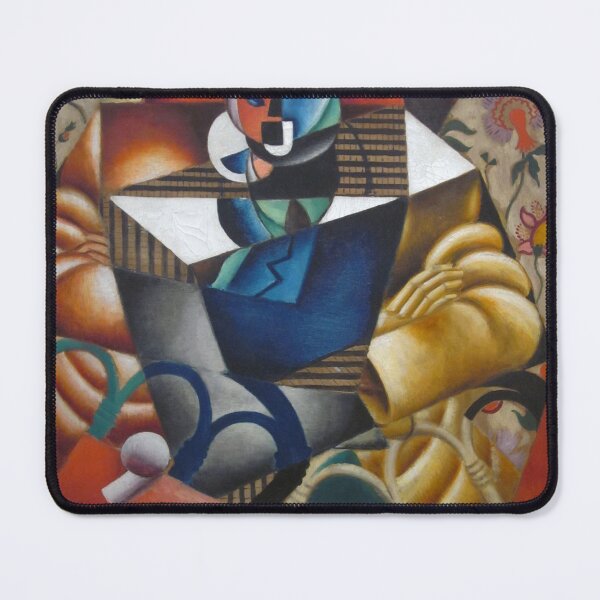 Item preview, Cubist Painting Style Abstract Musician Portrait for Modern Art Collectors designed and sold by RickE.