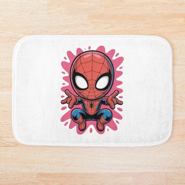 Item preview, Héroe araña con goteo de neón: un adorable estilo de arte callejero kawaii designed and sold by Dospart.