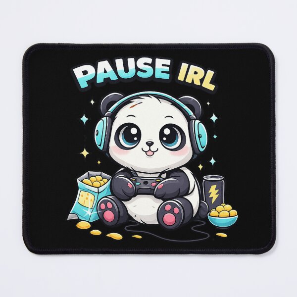 Item preview, Pause IRL Panda Gamer Shirt designed and sold by Papier Atelier Art.