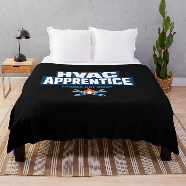 Item preview, HVAC Apprentice Shirt Earned Not Given Blue Collar Trade Tech T-Shirt designed and sold by Pop-clothes.