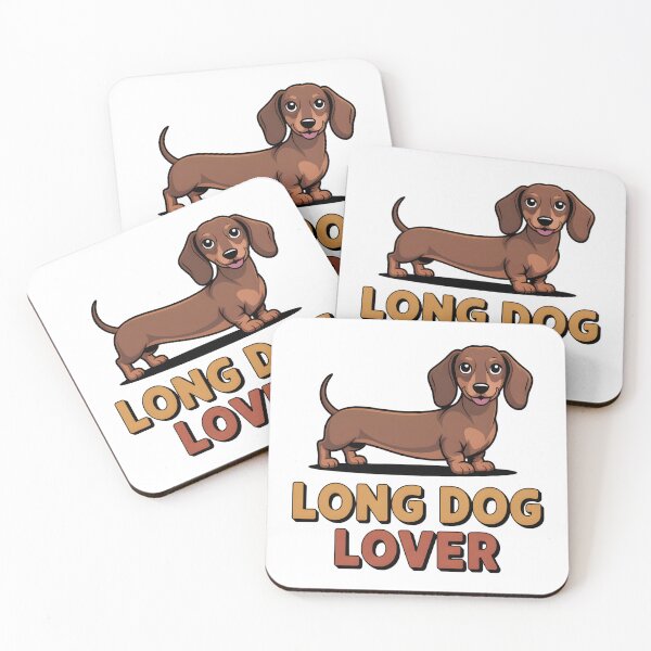 Item preview, Long Dog Lover – Cute Dachshund Cartoon Design designed and sold by ArcticFoxStudio.