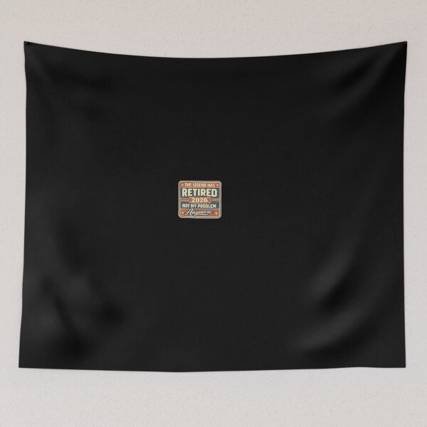 Item preview, The Legend Has Retired 2026 Retro Badge designed and sold by BinAlgoPix.