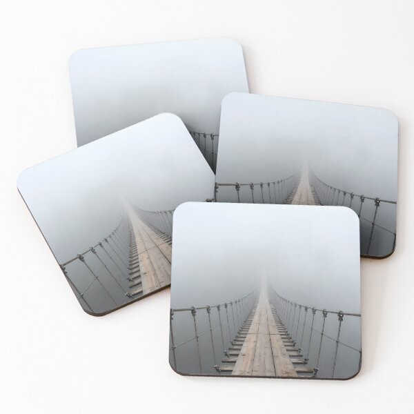 Item preview, Rope Bridge Into the Mist – Moody Landscape Wall Art designed and sold by AnimalAirtistry.