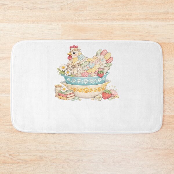 Item preview, Patchwork Vintage Hen designed and sold by krystalRomanart.