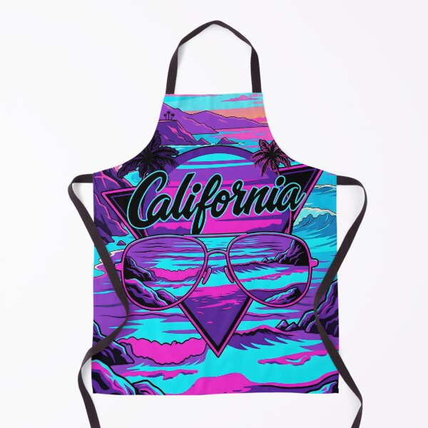 Item preview, Synthwave California Retrowave Aviator Sunset designed and sold by MarCinu Art.
