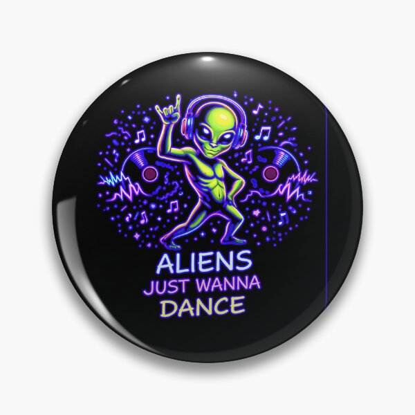Item preview, Aliens Just Wanna Dance – UFO Party DJ Alien designed and sold by leyfinder.