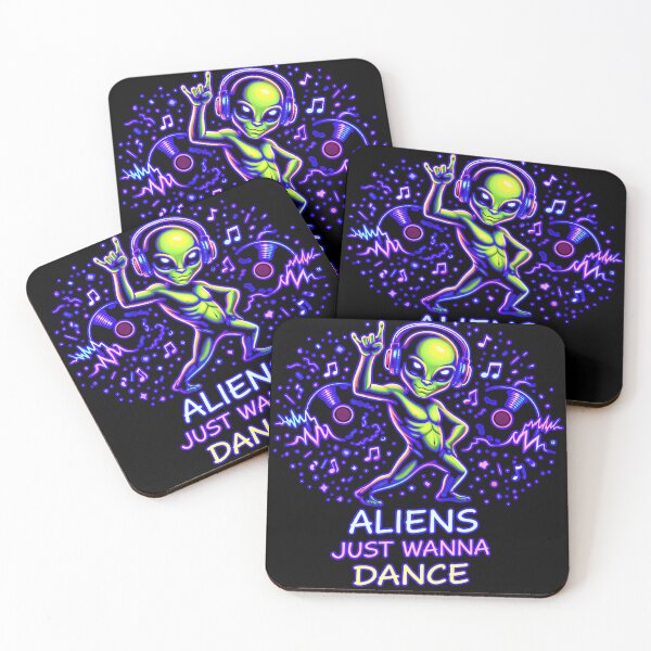 Item preview, Aliens Just Wanna Dance – UFO Party DJ Alien designed and sold by leyfinder.