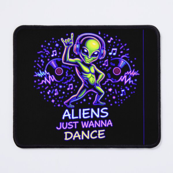 Item preview, Aliens Just Wanna Dance – UFO Party DJ Alien designed and sold by leyfinder.