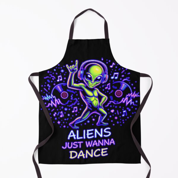 Item preview, Aliens Just Wanna Dance – UFO Party DJ Alien designed and sold by leyfinder.
