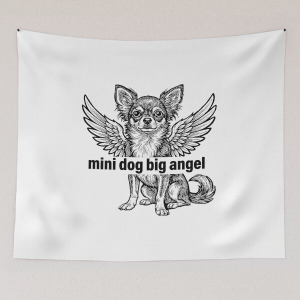 Item preview, Chihuahua with Wings – Mini Dog Big Angel | Breed & Mood Series designed and sold by PhokaPhokich.
