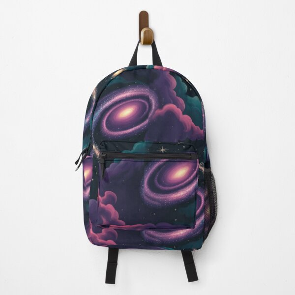 Item preview, Vibrant Cosmic Galaxy Seamless Pattern - Dreamy Nebula & Starry Night Art designed and sold by MinervasCrafts.