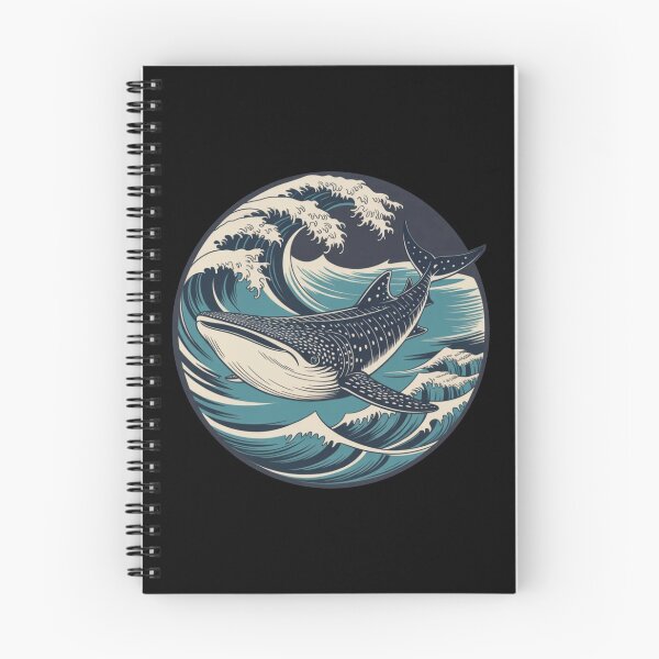 Item preview, Walahi A Whale Shark Japanese Waves T-Shirt designed and sold by ScotDesign.