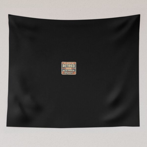 Item preview, The Legend Has Retired 2026 Retro Badge designed and sold by BinAlgoPix.