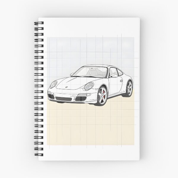 Item preview, Porsche 911 (997) Technical Art Poster Architectural Sketch designed and sold by Motorline44.