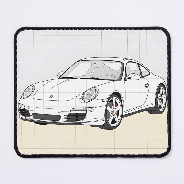 Item preview, Porsche 911 (997) Technical Art Poster Architectural Sketch designed and sold by Motorline44.