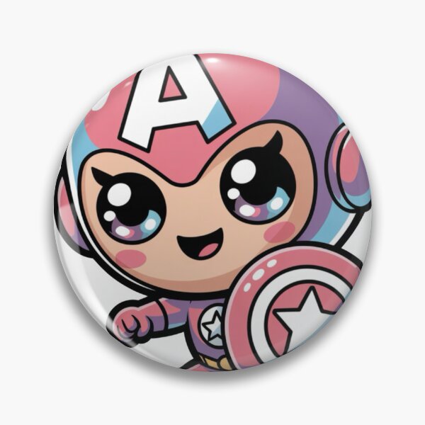 Item preview, Cute Patriotic Shield Hero – Kawaii Chibi Super Soldier designed and sold by Dospart.