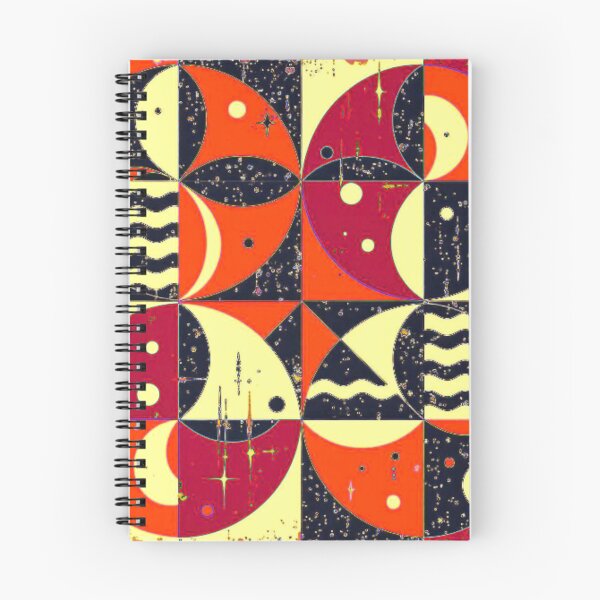 Item preview, modern boho cosmic tiles colorful geometric abstract design designed and sold by SmashingDeals.