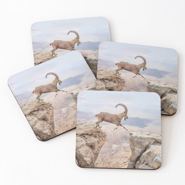 Item preview, Ibex Goat jumping Rocks designed and sold by MorningFive.