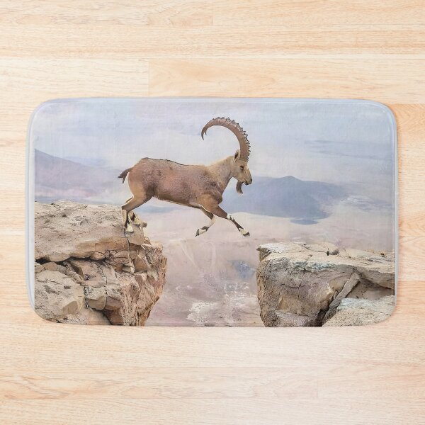 Item preview, Ibex Goat jumping Rocks designed and sold by MorningFive.