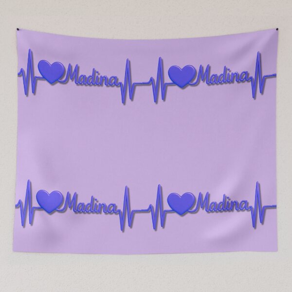 Item preview, Madina Heartbeat Pulse (V.9) - Islamic Faith & Love Design designed and sold by D-Islamic.