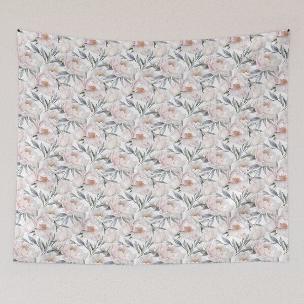 Item preview, Beautiful Watercolor Peony Seamless Floral Pattern designed and sold by TinyBirdyDesigns.