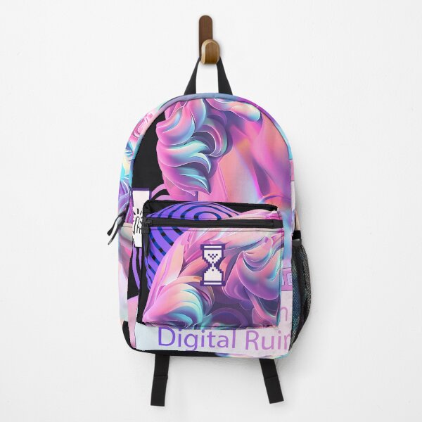 Item preview, Dreams in Digital Ruins – Vaporwave Glitch Marble Statue designed and sold by Italkam.
