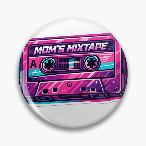 Item preview, Moms Mixtape Retro 90s Cassette Tape Vaporwave designed and sold by Retro Mood Co.