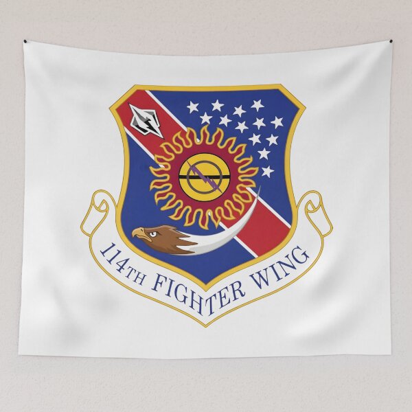 Item preview, Official Emblem of the 114th Fighter Wing, South Dakota Air National Guard designed and sold by CharlieDesings.