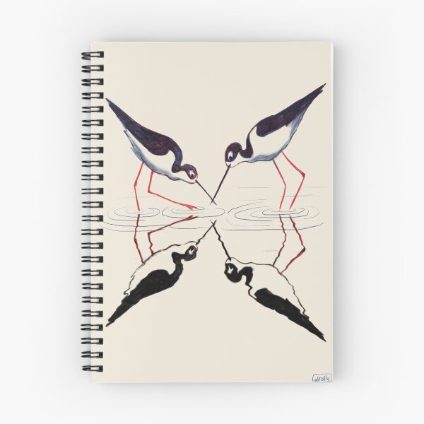 Item preview, Black Neck Stilt Reflection designed and sold by snailychan.