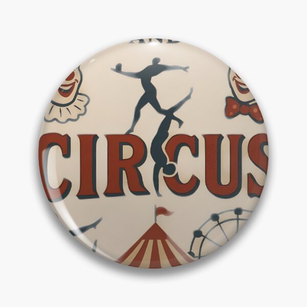 Item preview, Vibrant carnival and circus poster with clown faces and attractions designed and sold by Creative88Art.