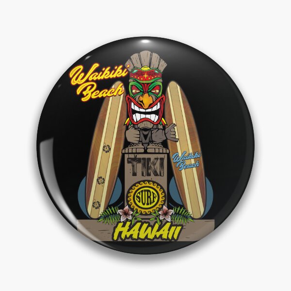 Item preview, Waikiki Beach Hawaii totem designed and sold by studioss76.