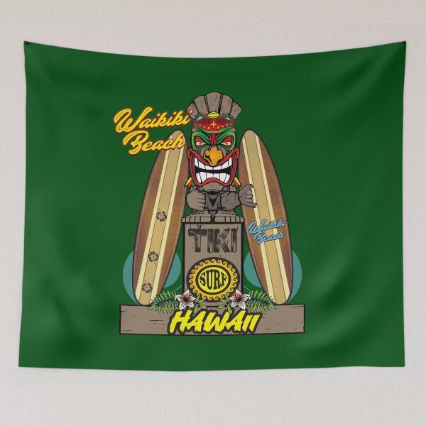 Item preview, Waikiki Beach Hawaii totem designed and sold by studioss76.